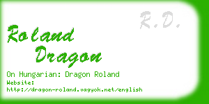 roland dragon business card